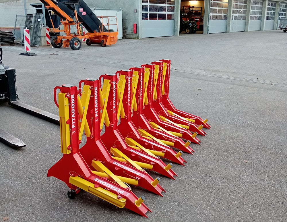 Mit den in Starnberg eingesetzten mobilen Sperren können selbst Lastwagen gestoppt werden.