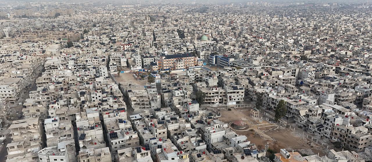 Luftansicht von Damaskus