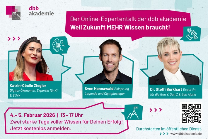 dbb akademie lädt zu Online-Expertentalk im Februar ein