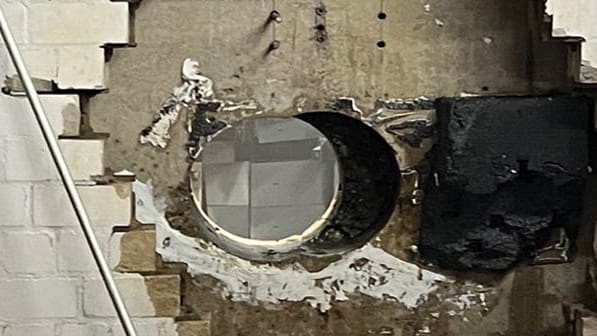 Wie lange die Täter an dem Loch bohrten, ist unklar