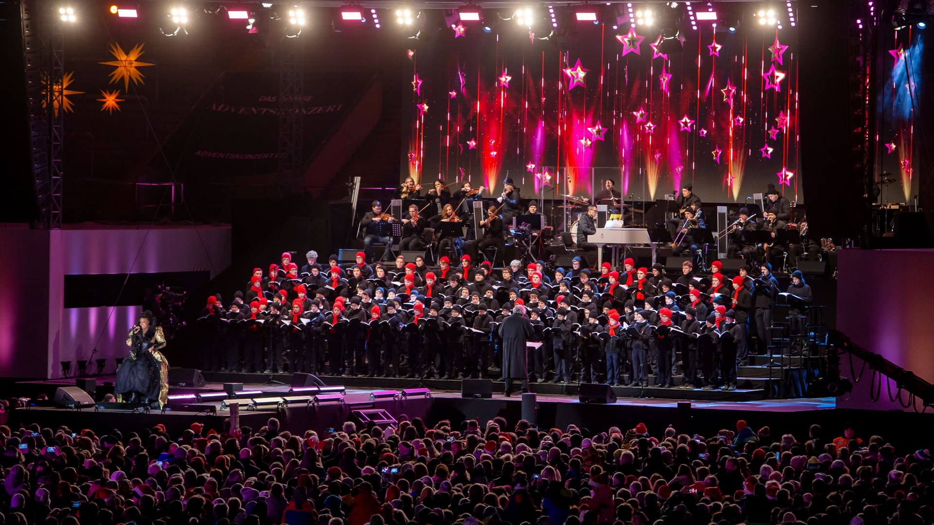 Der Kreuzchor beim Adventskonzert (Archivbild):