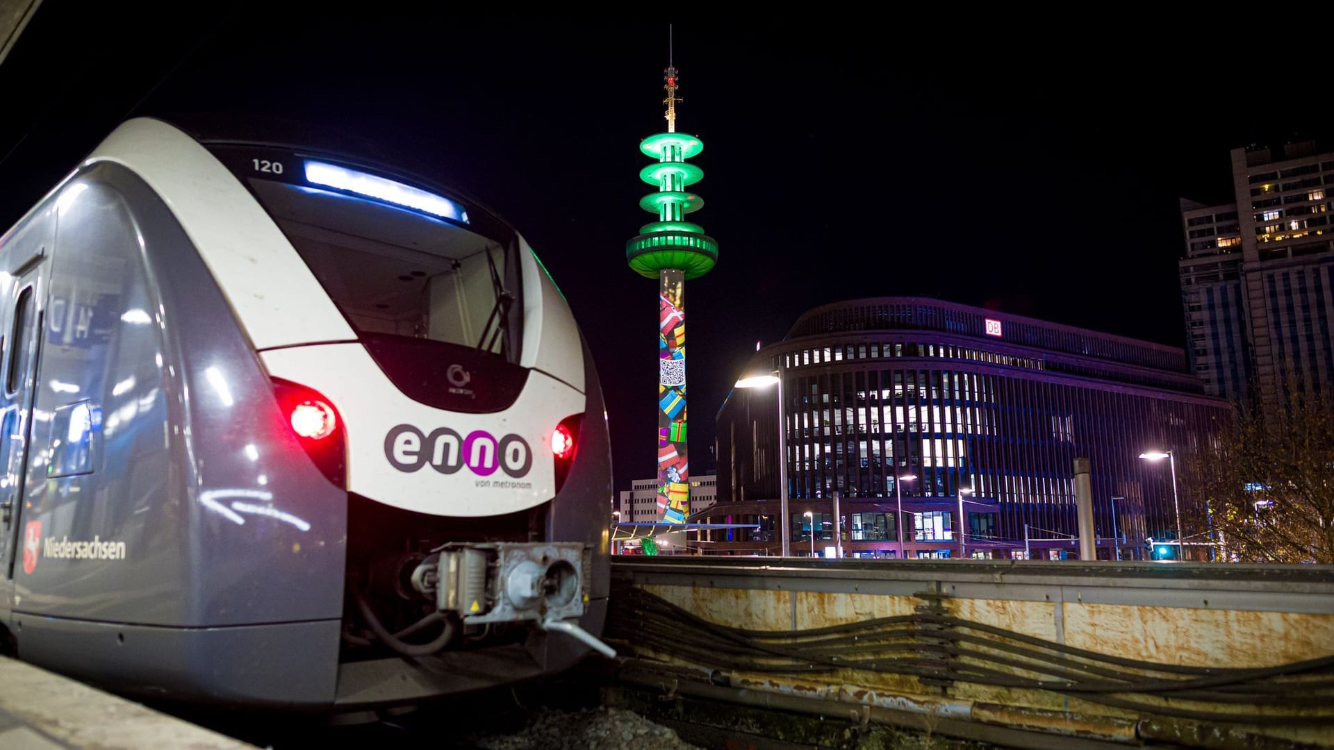 Illuminierter Telemoritz in Hannover