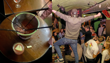 Im Peaches wird das Kübeltrinken noch immer gefeiert