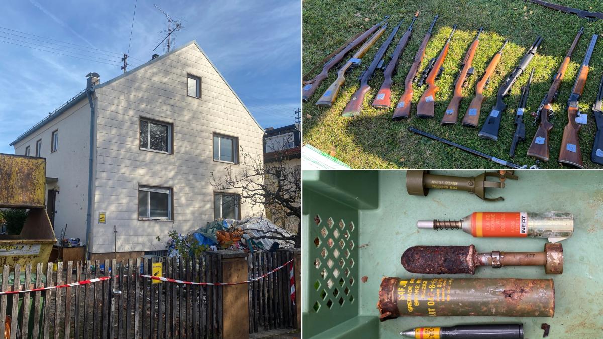 Toter hortete in Augsburg-Hochzoll illegale Waffen und tonnenweise Munition