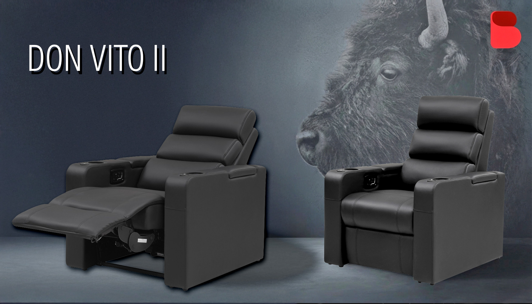 Premium-Heimkino-Sessel "Don Vito II" von Bseated: Exklusiver Vertrieb in Deutschland gestartet!