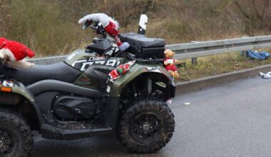 Fahrer stürzt von «Weihnachts-Quad» und wird schwer verletzt