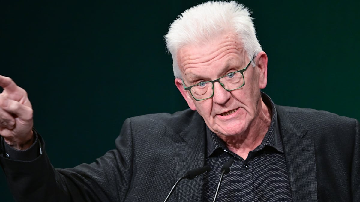 Grünen-Parteitag: „Endlich elende Antriebsdebatte beenden“, fordert Kretschmann