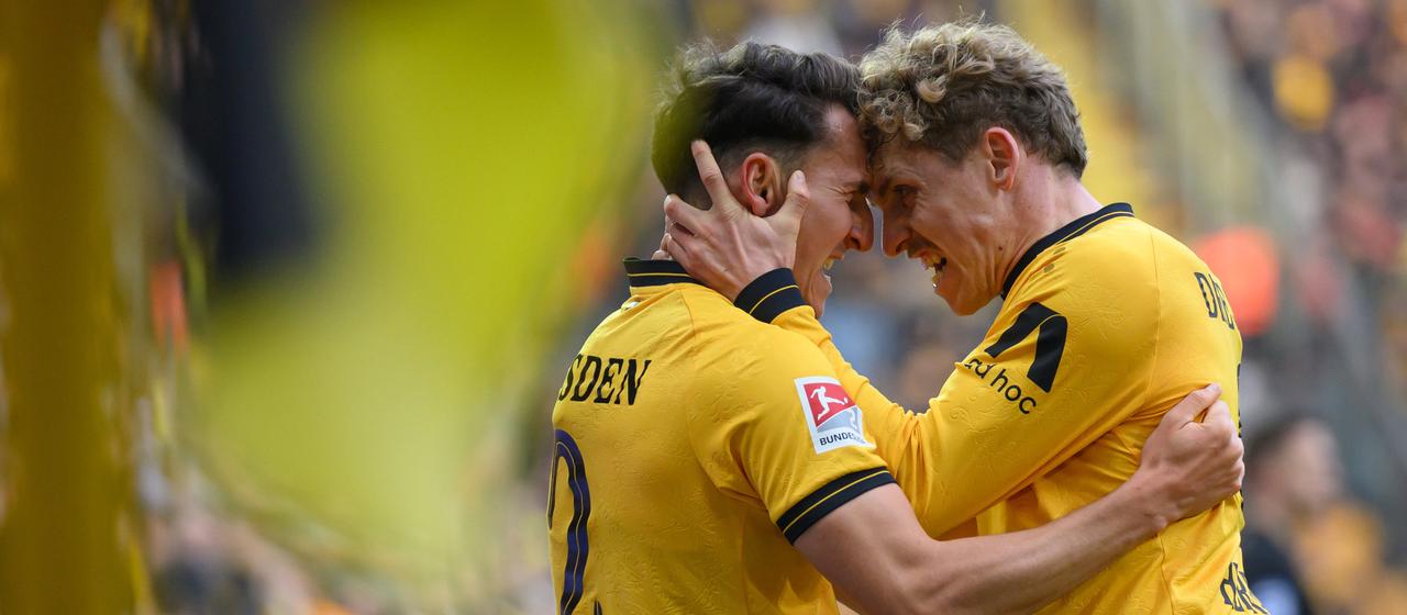 Jubel bei Konrad Faber und Luca Herrmann