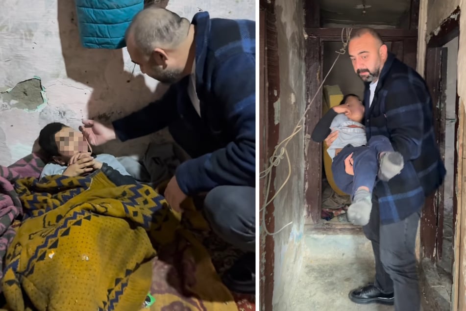 Adnan (11) wurde gerettet.