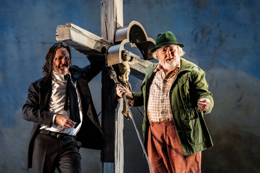 Dauerbrenner am Residenztheater: Der „Der Brandner Kaspar“ am Residenztheater mit Florian (links) und Felix von Manteuffel.