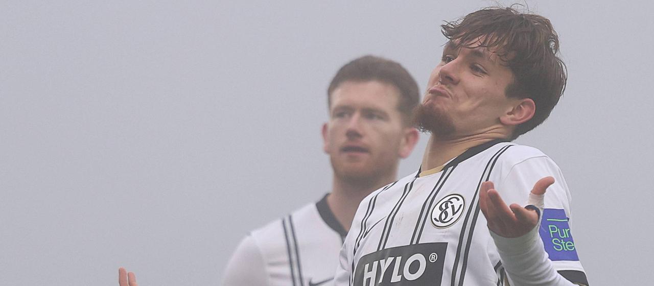 Otto Stange jubelt über seinen Treffer | IMAGO / Jan Huebner / Ralf Brueck Otto Stange jubelt über seinen Treffer