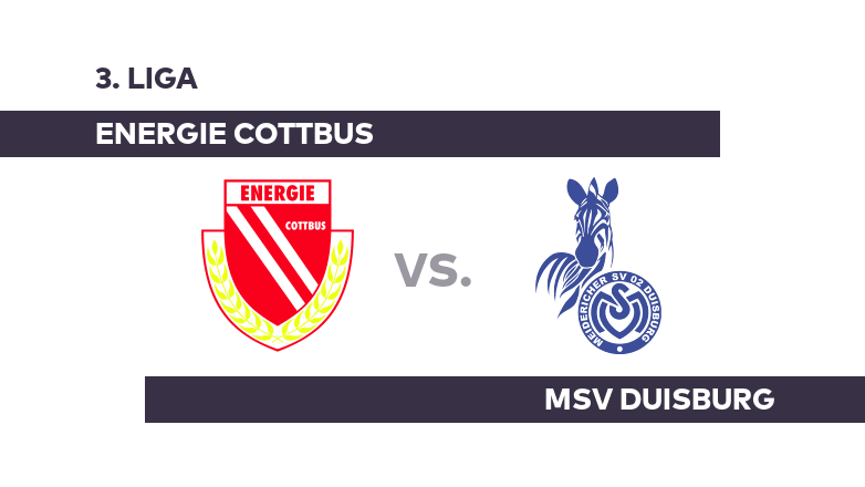 Energie Cottbus - MSV Duisburg: Giganten-Gipfel - 3. Liga