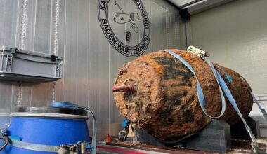 Weltkriegsbombe in Karlsruhe? Stadt plant Evakuierung am Klärwerk Neureut
