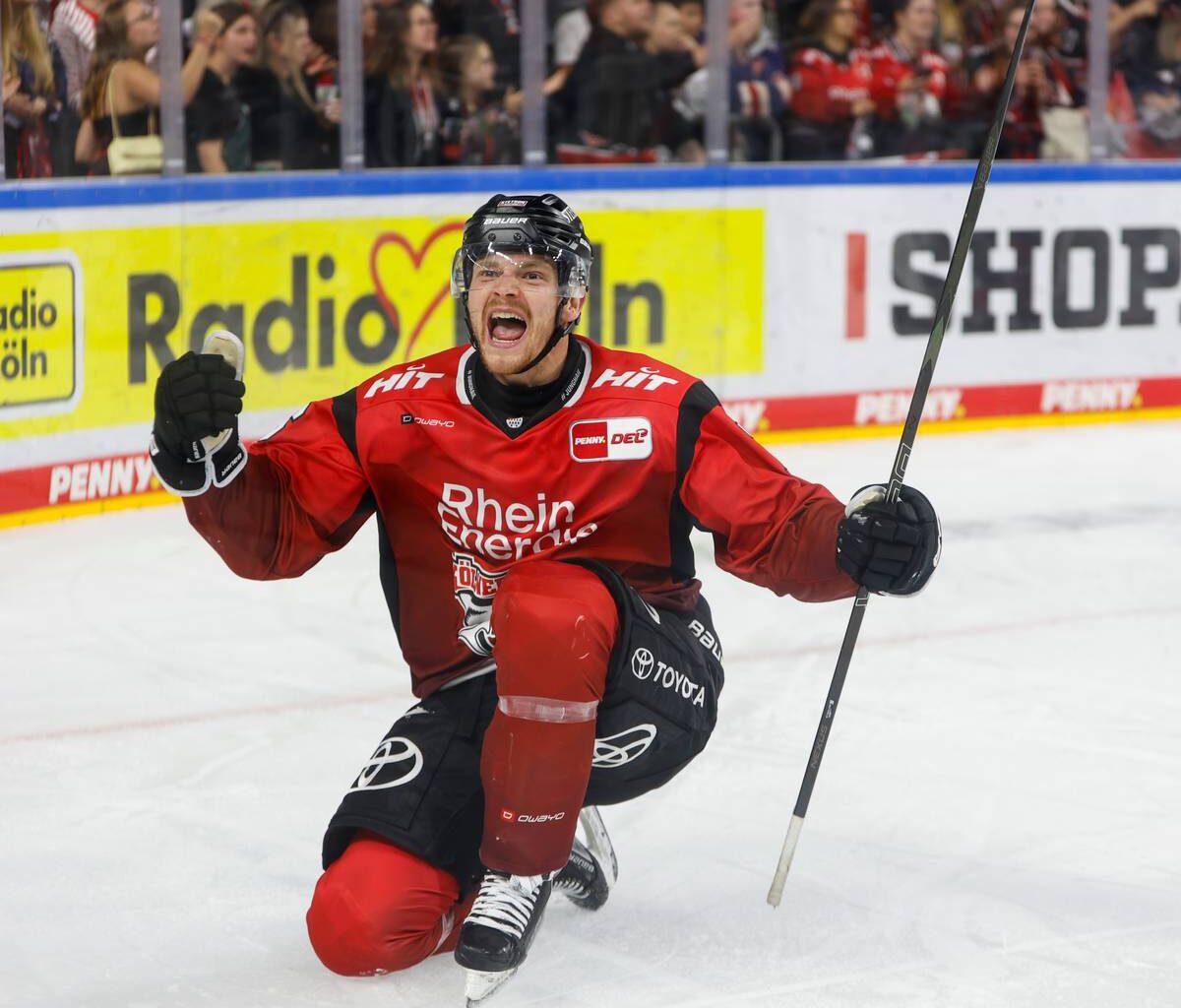 Kölner Haie gewinnen gegen die Löwen Frankfurt
