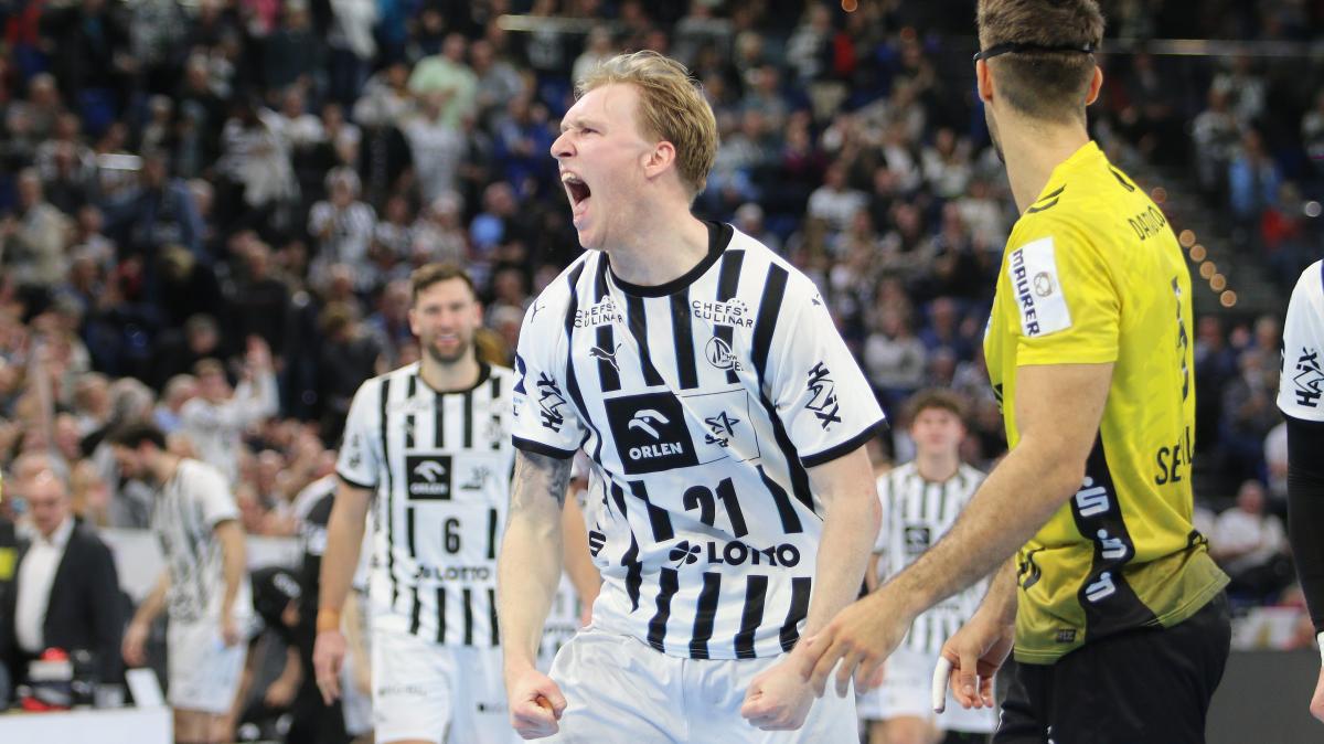 Eric Johansson über sein Freiwurftor und den Sieg gegen Stuttgart