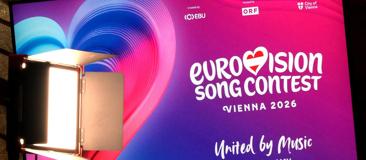 Das Logo zum Eurovision Song Contest (ESC) - Vienna 2026