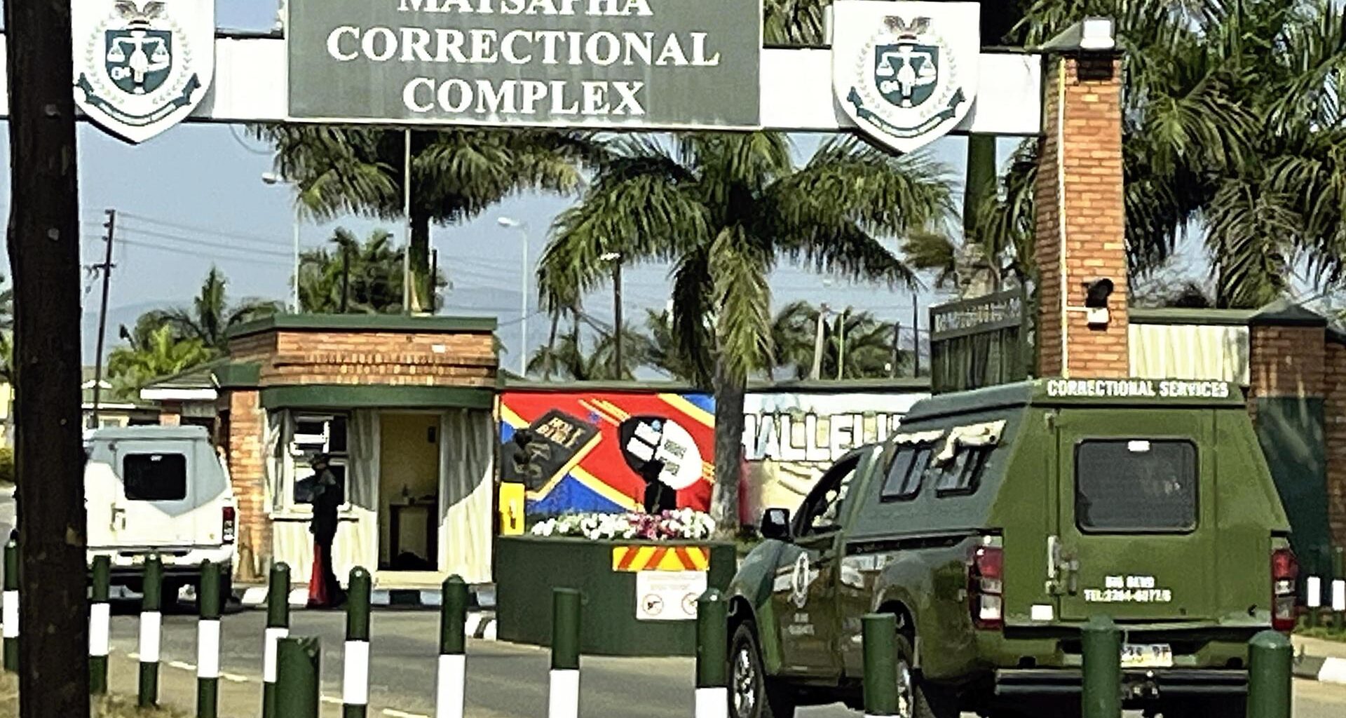 Das Foto zeigt einen Checkpoint eines Straflagers in Eswatini.