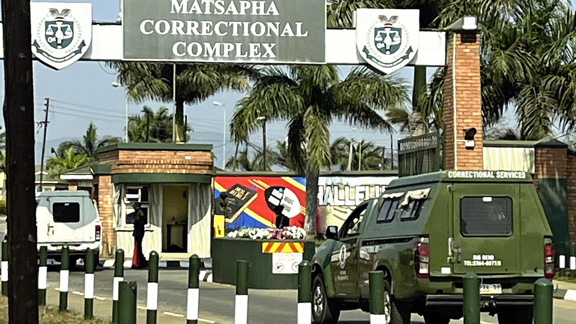 Das Foto zeigt einen Checkpoint eines Straflagers in Eswatini. 