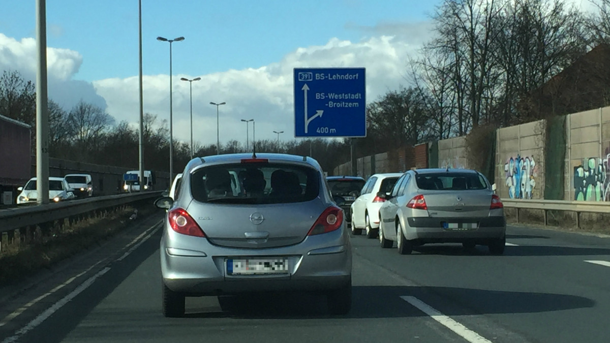 Hier ist die Braunschweiger Stadtautobahn ab Donnerstagabend voll gesperrt