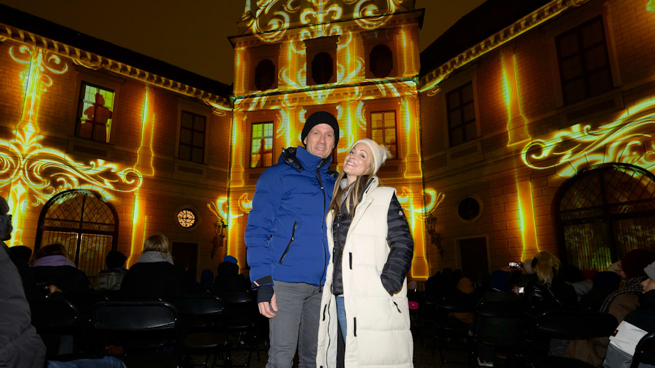 Andrea Kaiser berauscht von Lichter-Show und Ehemann Sébastien | Unterhaltung