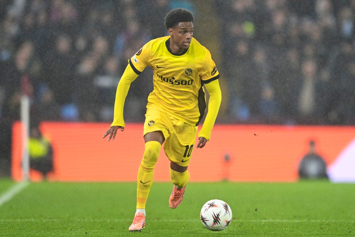 Der Sponsor auf dem Berner Leibchen dürfte die Ausstrahlung von Lille gegen YB in Frankreich verhindern.