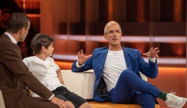 Gleich mehrmals: Christoph Maria Herbst nimmt ARD-Moderator auf die Schippe