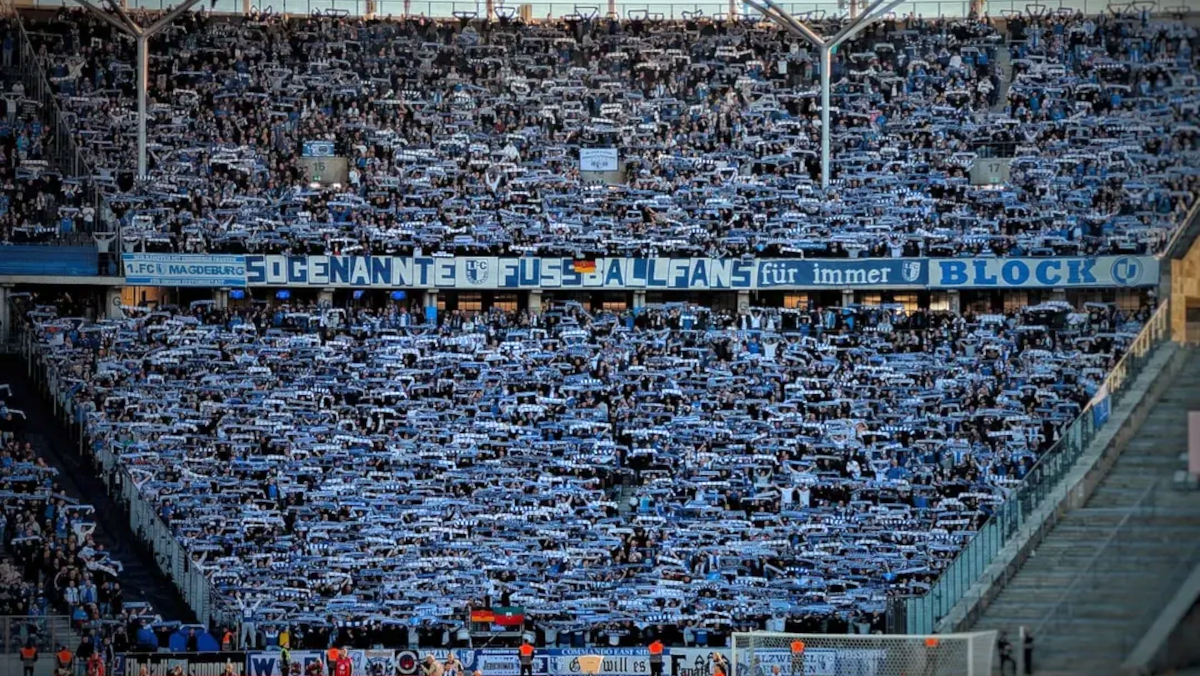 Du betrachtest gerade Magdeburg in Berlin: Nur Dynamo reiste mit mehr Fans zur Hertha