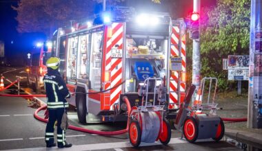 Warnung für Anwohner: Brand in Leipzig-Connewitz