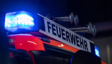5-stöckiges Gebäude in Bremen brennt