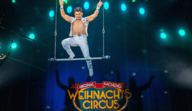 Sturz aus fünf Metern Höhe: Trapezkünstler Alain Alegria ist am Donnerstagabend gestürzt und musste ins Krankenhaus eingeliefert werden. (Archivbild)