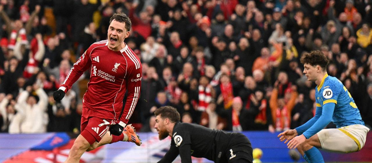 Florian Wirtz bejubelt eigenen Treffer