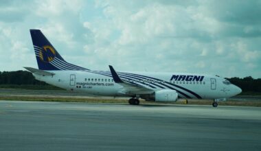 Die Maschine der Fluggesellschaft Magnicharters blieb in Mexiko-Stadt am Boden (Archivbild)