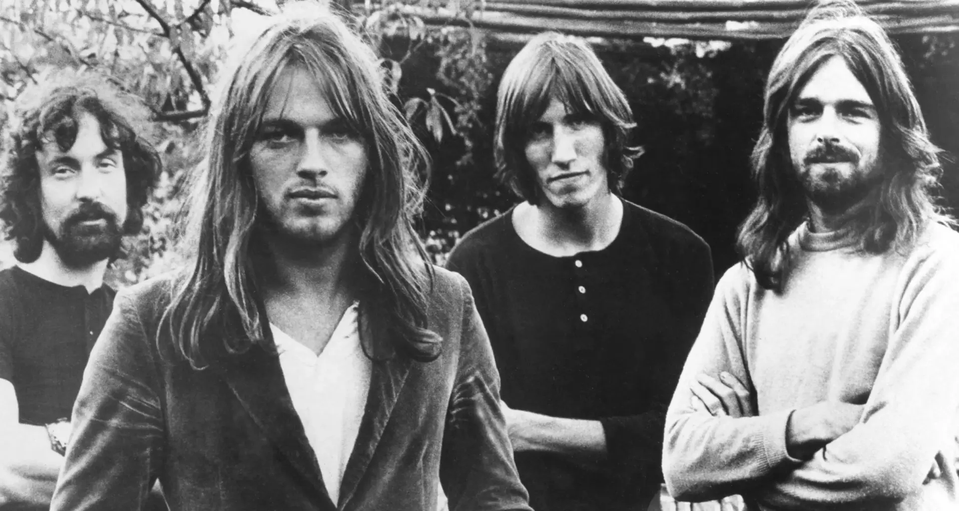 UNITED KINGDOM - CIRCA 1973: Pink Floyd, (L-R: Nick Mason, Dave Gilmour, Roger Waters and Rick Wright) pose for a publicit...