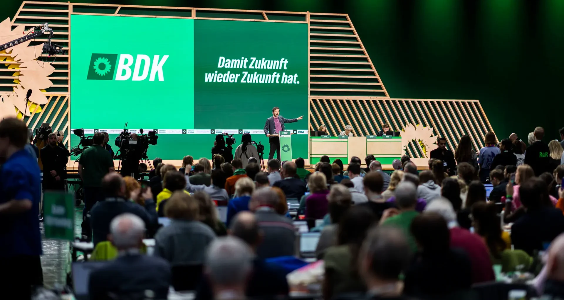 Bundesparteitag der Grünen in Hannover ohne Robert Habeck