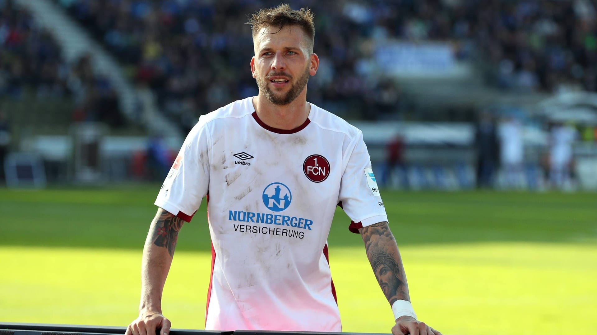 Guido Burgstaller im Trikot des 1. FC Nürnberg (Archivbild): In Deutschland spielte er auch für Schalke 04 und den FC St. Pauli. Guido Burgstaller im Trikot des 1. FC Nürnberg (Archivbild): In Deutschland spielte er auch für Schalke 04 und den FC St. Pauli.