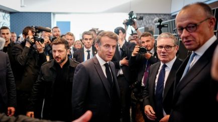Selenskyj, Macron, Starmer und Merz