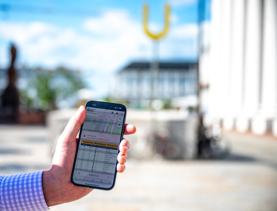 Neue LIVE-Informationen in der Web-App Karlsruhe barrierefrei