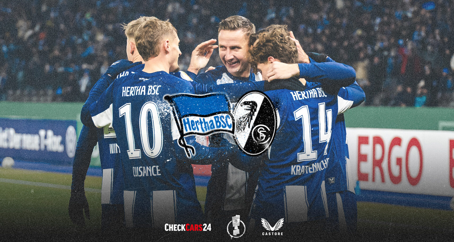 Die Ticketgrafik zum Heimspiel gegen den SC Freiburg.