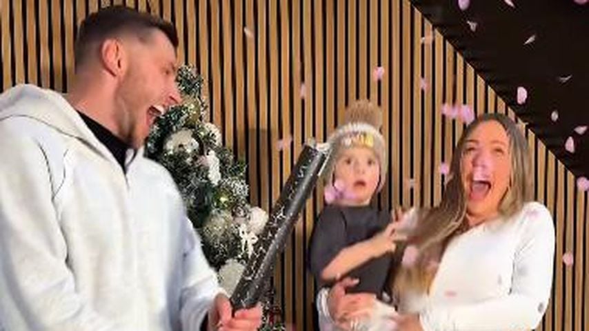 Holly Hagan, ihr Mann Jacob Blyth und Sohn Alpha-Jax, Dezember 2025