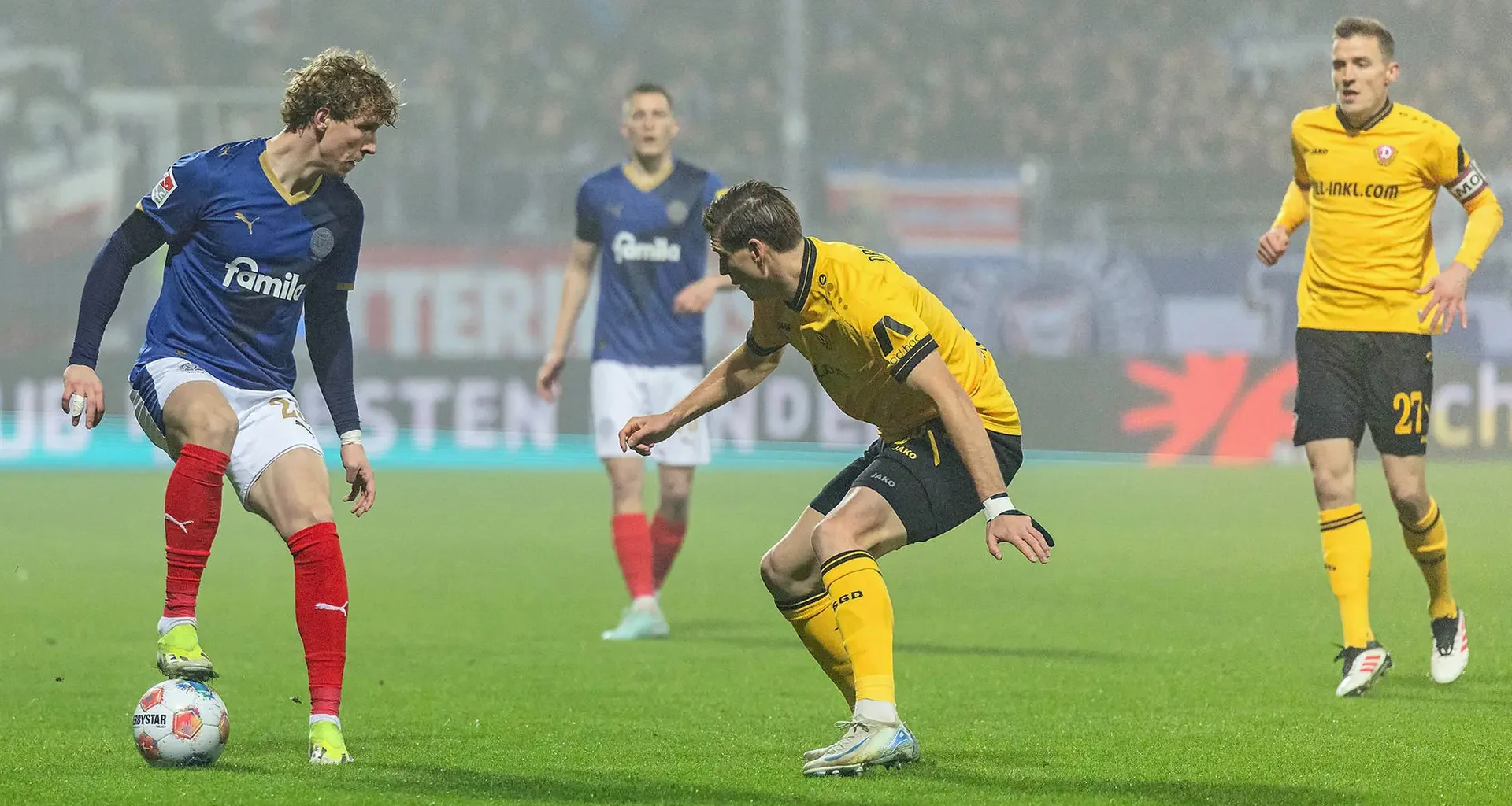 Holstein Kiel müht sich zum Heimsieg gegen Dynamo Dresden