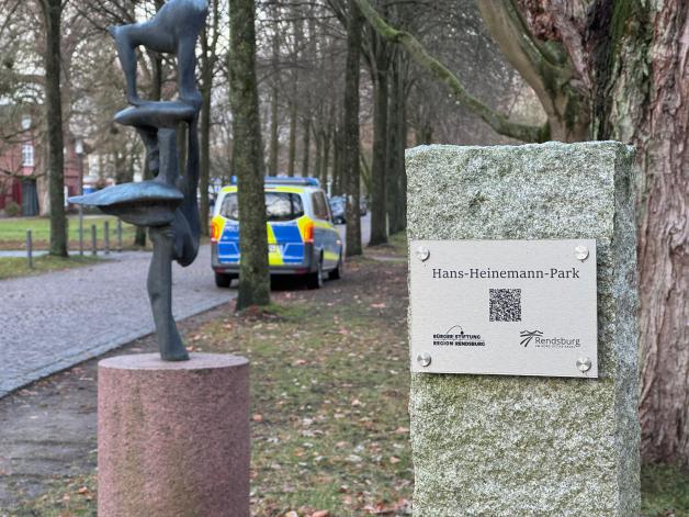 Der Hans-Heinemann-Park in Rendsburg beherbergt zahlreiche Kunstobjekte. Jetzt wurden zwei von ihnen entwendet. 