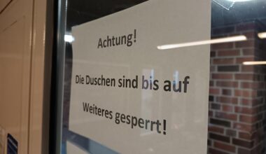 Legionellen in der Halle der Itzehoer KKS: Duschen gesperrt