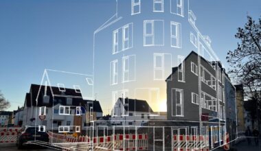 An der Augsburger Straße in Pfersee entstehen Seniorenwohnungen