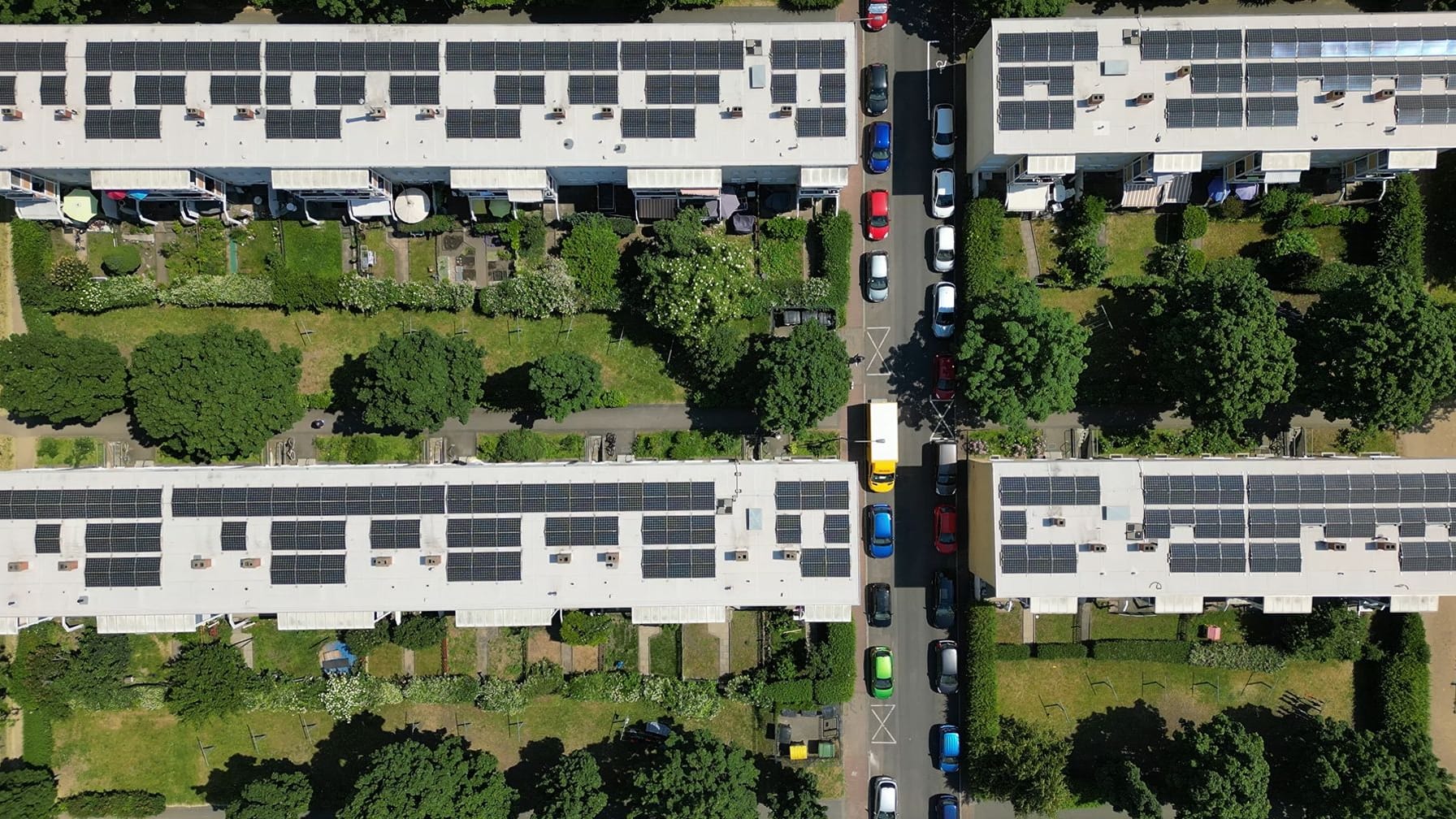 Wohnhäuser in der Frankfurter Friedrich-Ebert-Siedlung (Symbolbild): Ein Vorschlag der Frankfurter Wirtschaftsdezernentin Stephanie Wüst (FDP) stößt bei der SPD auf Kritik.