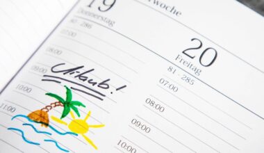 Termine für eine optimale Urlaubsplanung
