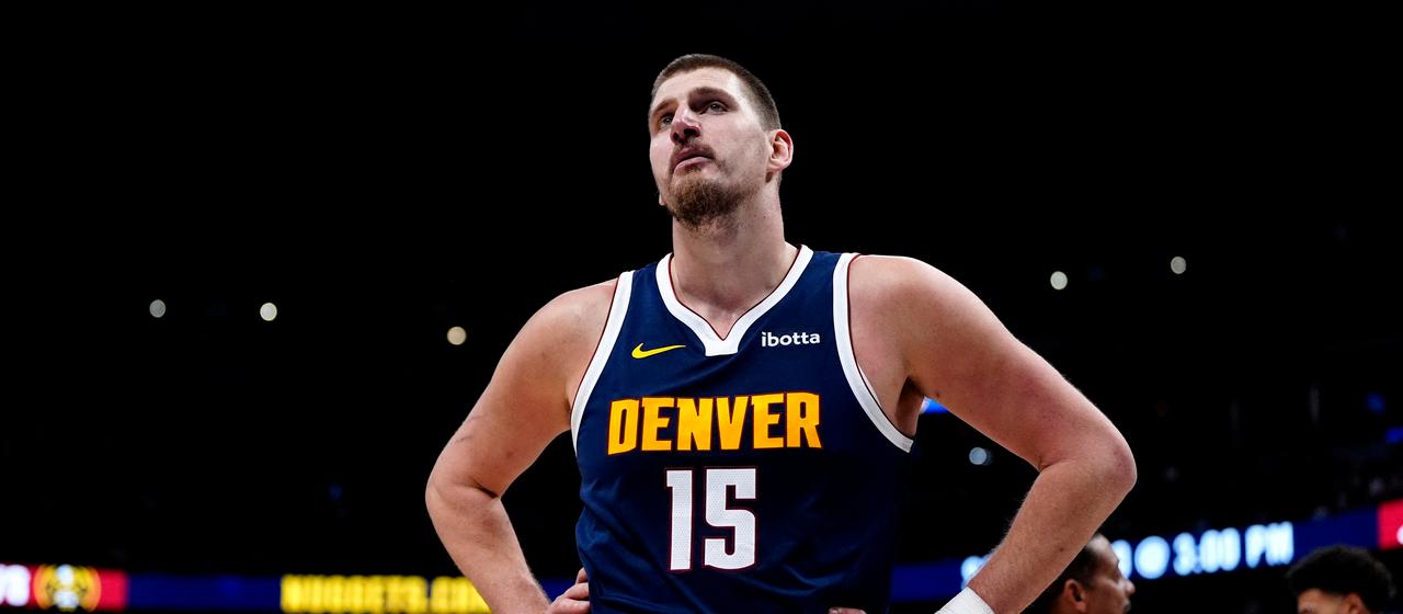 NBA-Star Jokic fällt infolge seiner Knieverletzung vier Wochen aus | IMAGN IMAGES via Reuters Connect NBA-Star Jokic fällt infolge seiner Knieverletzung vier Wochen aus