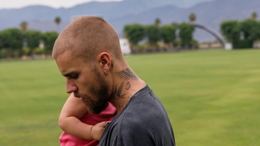 Justin Bieber und sein Sohn Jack Blues im September 2025