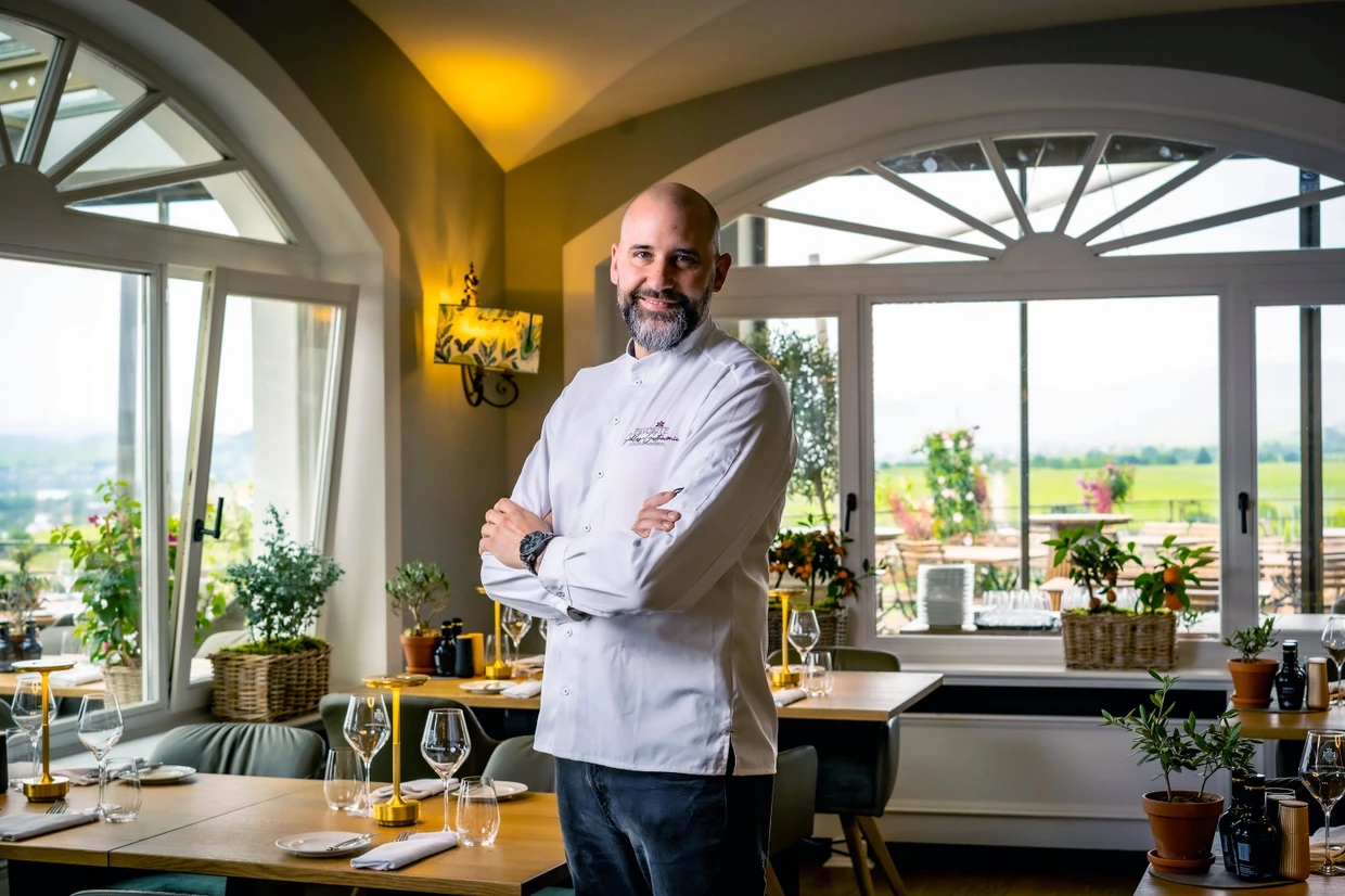 Küchenchef Simon Kieslich beherrscht Vesperplatte und Fine Dining