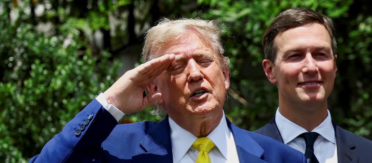 Donald Trump und Jred Kushner