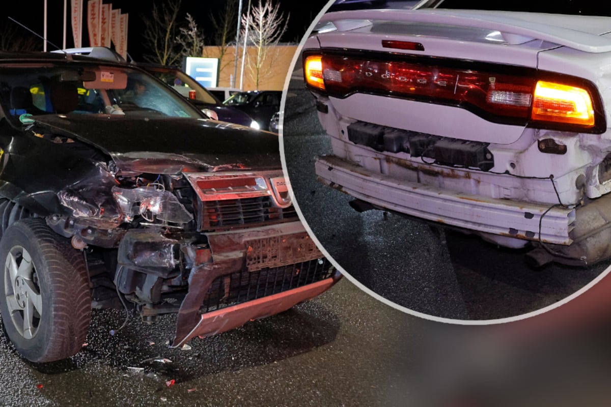 Dacia kracht mit US-Auto zusammen